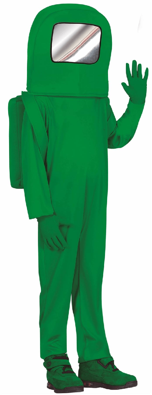 GUIRCA COSTUME AMONG US GREEN CREWMATE 14 16 ANNI