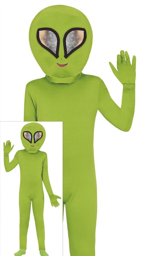 GUIRCA COSTUME ALIENO BAMBINI 10 - 12 ANNI