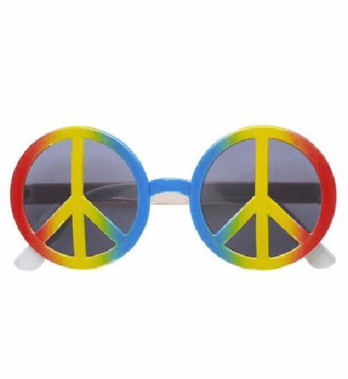 WIDMANN 6602H occhiali love & peace multicolore