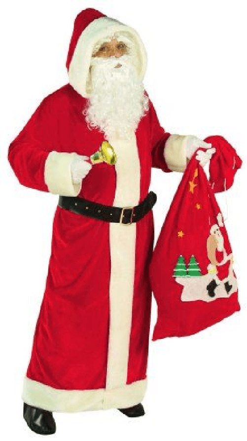 WIDMANN 1556K COSTUME BABBO NATALE VELLUTO XL LUNGO #1556