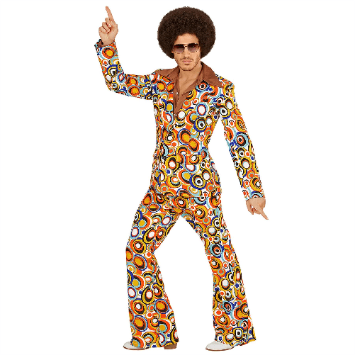 WIDMANN 08990 COSTUME UOMO DANCE ANNI 70 XXL BUBBLES #0899