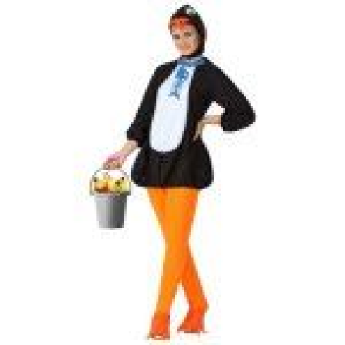 Costume Pinguino Donna, Adulto T. 2