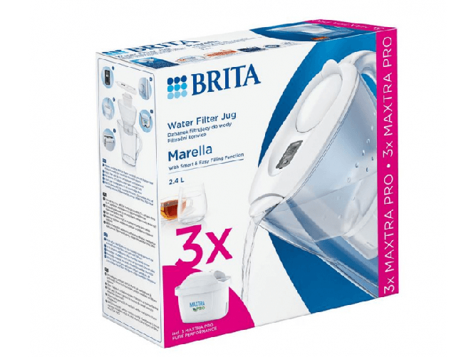 Brocca filtrante Brita Marella +3 Maxtra Pro PP