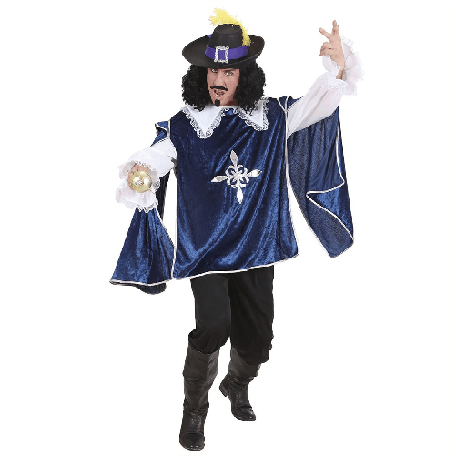 WIDMANN 72971 COSTUME MOSCHETTIERE S BLU #7297