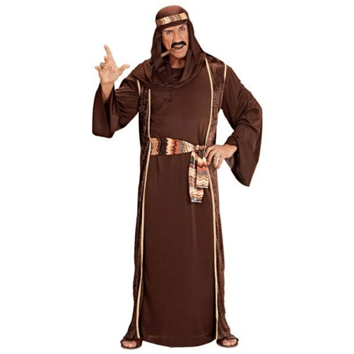 WIDMANN 10201 costume sceicco arabo s marrone #1020