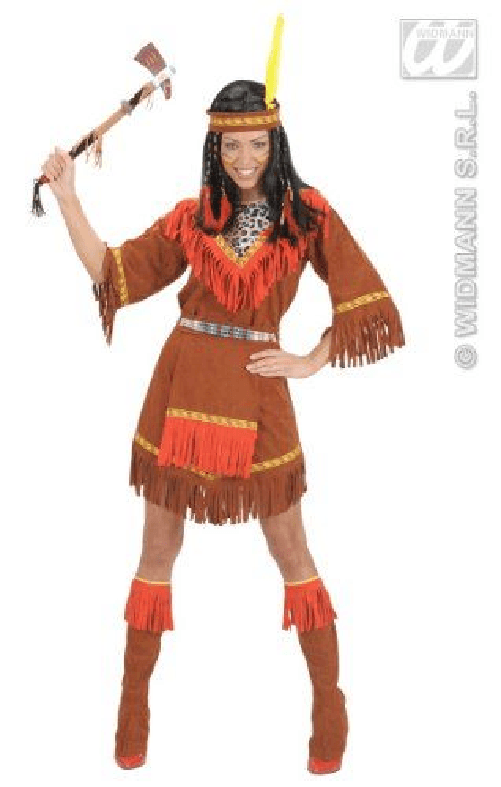 WIDMANN 7182W COSTUME INDIANA XL FRANGE ROSSE #7181