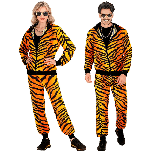WIDMANN 79154 costume tuta anni 80 xl animal tigre #7915