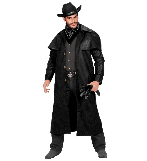WIDMANN 72231 MANTELLO SPOLVERINO COWBOY NERO S #7223