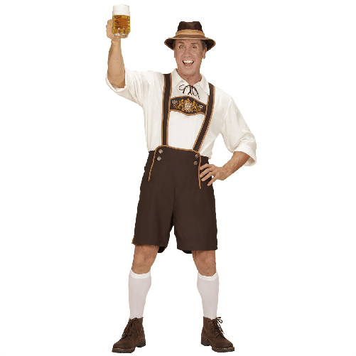 WIDMANN 05585 COSTUME UOMO BAVARESE LEDERHOSEN XXXL MARR #0558