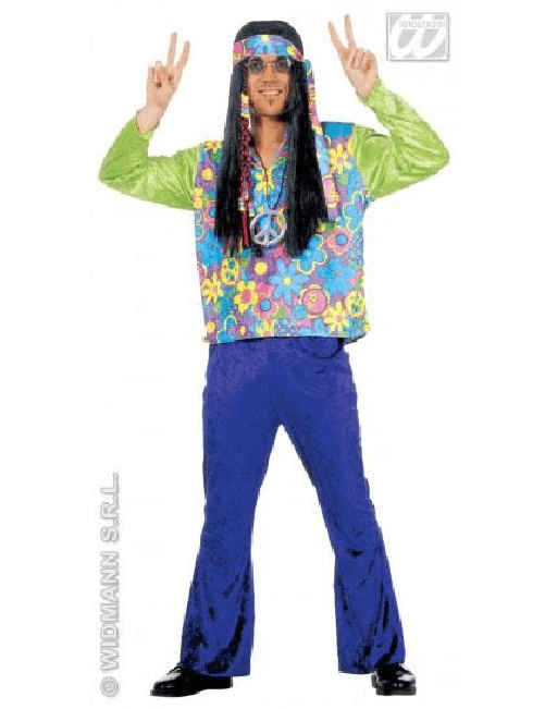 WIDMANN 35413 COSTUME HIPPIE UOMO VELLUTO L #3541