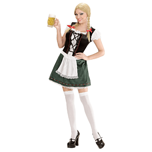 WIDMANN 70492 COSTUME DONNA BAVARESE M GREMBIULE BIANCO #7049