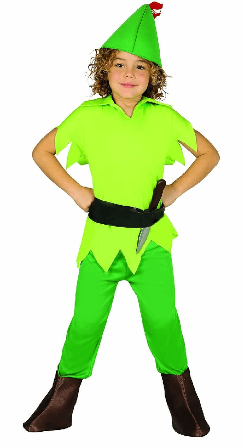GUIRCA COSTUME PETER PAN BAMBINO 7-9 ANNI