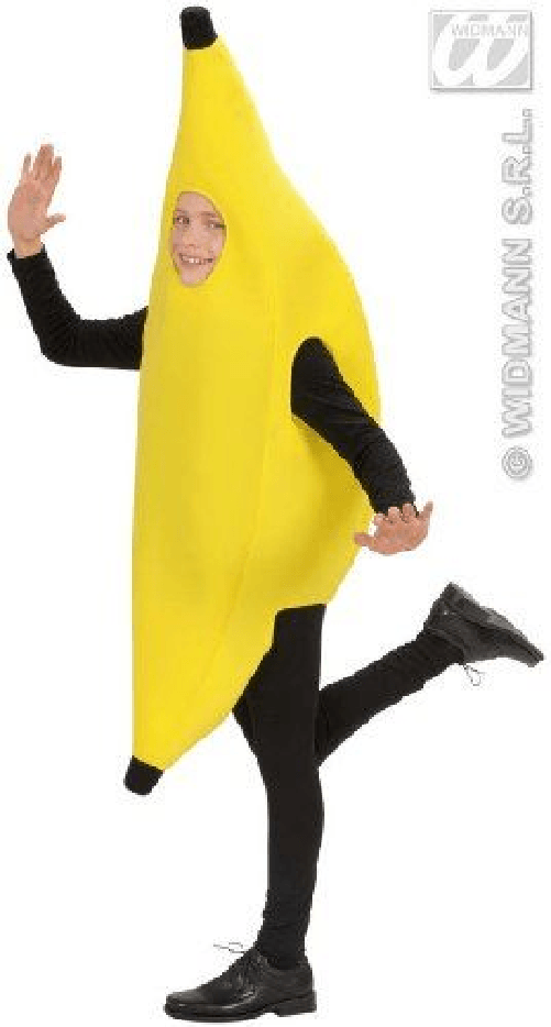 WIDMANN 42476 COSTUME BANANA 5/7 BRASILIANA 128 CM #4247