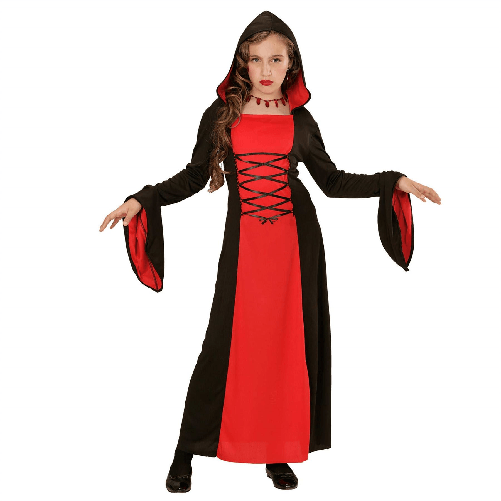 WIDMANN 73227 COSTUME DAMA GOTICA 140CM 8/10 #732A