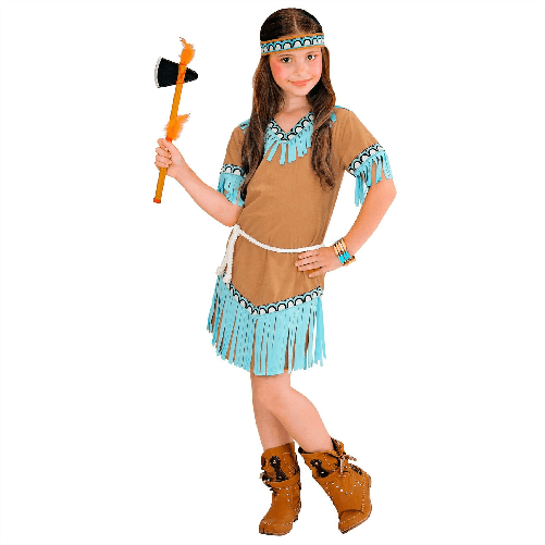 WIDMANN 06655 COSTUME INDIANA BLU 4/5 116CM #0665