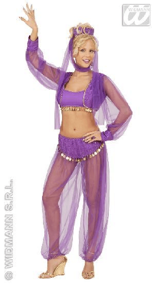 WIDMANN 57342 COSTUME DANZATRICE DEL VENTRE M TOP-CAMICIA CON #5734