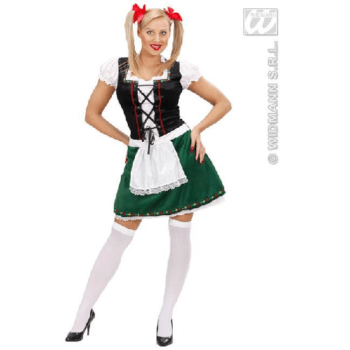 WIDMANN 70491 COSTUME DONNA BAVARESE S GREMBIULE BIANCO #7049