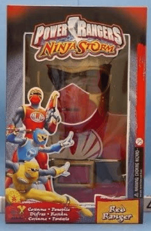 RUBIES 40041 costume power ranger ninja storm rosso