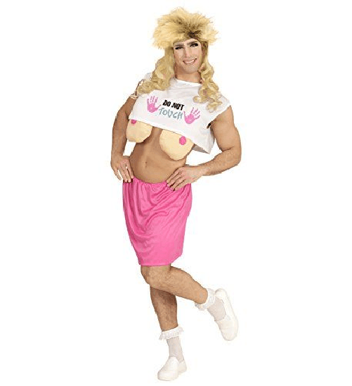 WIDMANN 65739 COSTUME HOTTIE TOP +TETTE