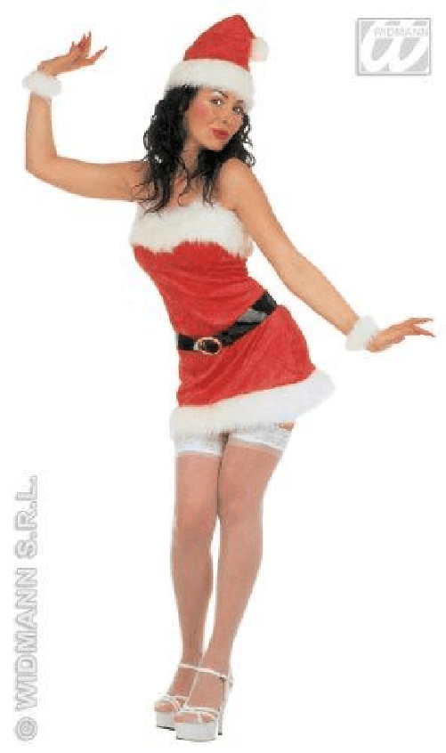 WIDMANN 15453 COSTUME MAMMA NATALE L SEXY IN VELLUTO #1545