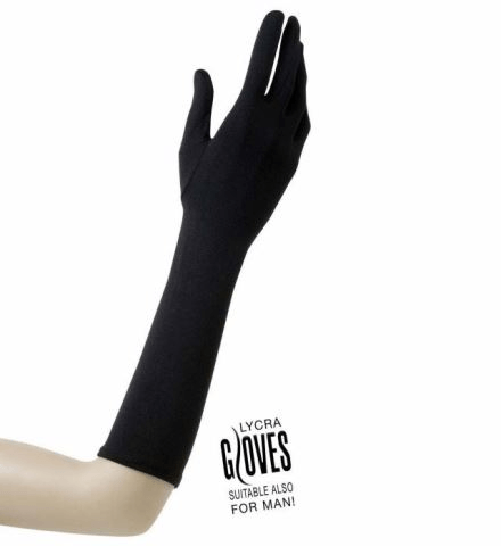 widmann 1440n guanti neri in lycra 37 cm