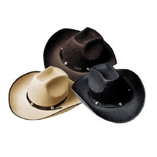 WIDMANN 2549E cappello cowboy uomo in feltro con borchie