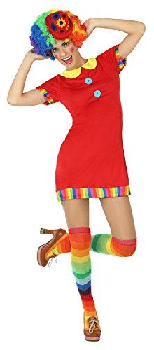 ATOSA 16412.0 COSTUME CLOWN DONNA XS-S