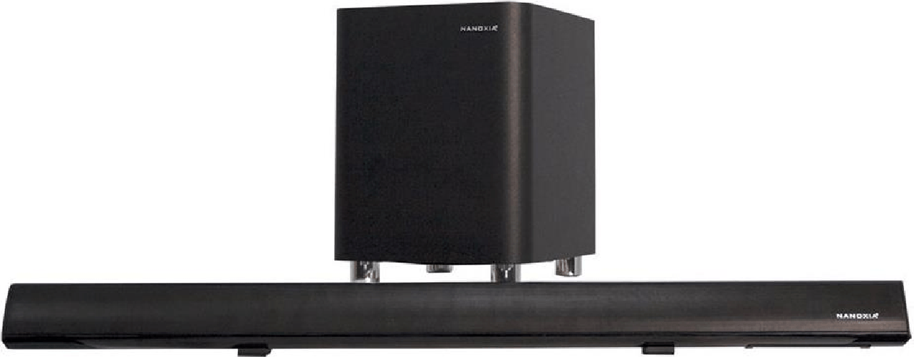 Soundbar con subwoofer wireless