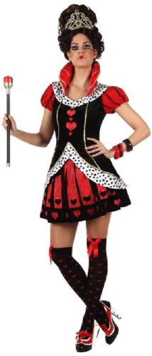 ATOSA 22542 costume regina di cuori t-3 donna