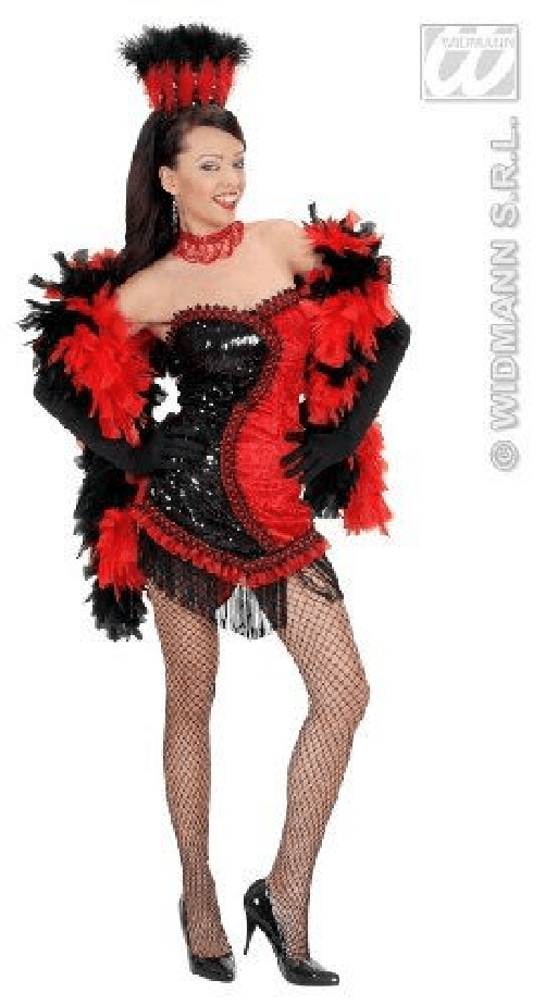 WIDMANN 71592 COSTUME SHOWGIRL LAS VEGAS M #7159