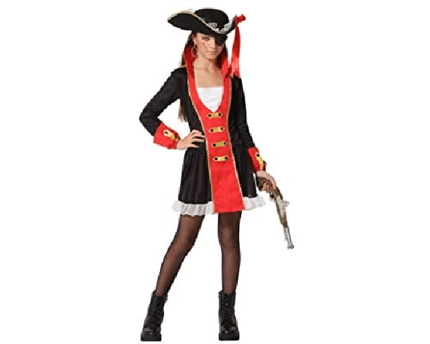 ATOSA 66061 costume capitanessa pirata bambina 7-9