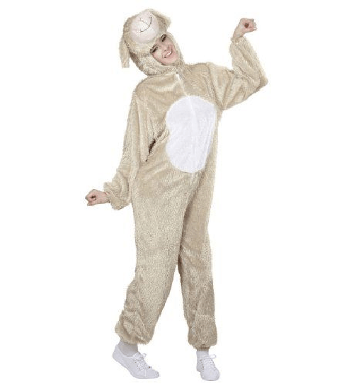 WIDMANN 9968B COSTUME PELUCHE AGNELLO M/L C/CAPP #9967