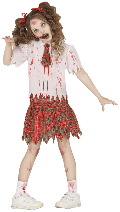 GUIRCA COSTUME STUDENTESSA ZOMBIE BAMBINA 5 - 6 ANNI