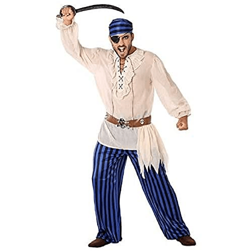 ATOSA 61541 atosa costume pirata uomo m-l blu bianco