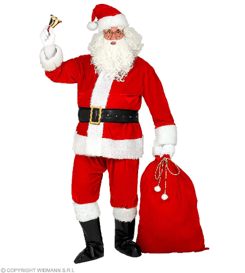WIDMANN 10668 COSTUME BABBO NATALE PRO XXL/XXXL LUSSO #106D