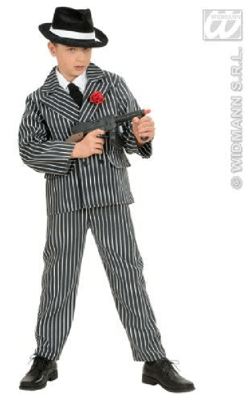 WIDMANN 42546 COSTUME GANGSTER 5/7 CM 128 #4254