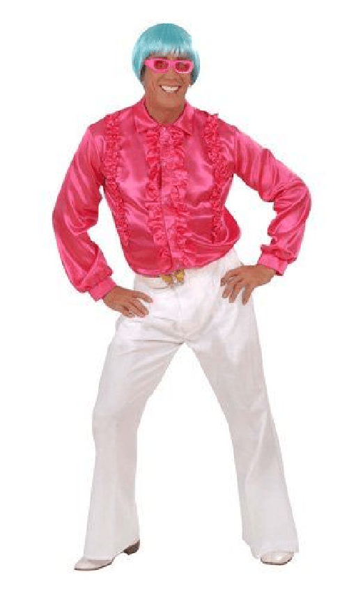 widmann 8142a camicie con ruches m/l raso rosa aran gial uomo