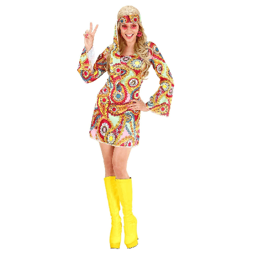 WIDMANN 76171 COSTUME HIPPIE GIRL S ECONOMICO #7617