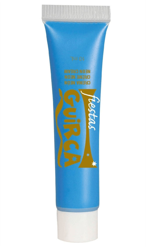 GUIRCA TUBO DI TRUCCO CREMOSO BLU NEON 10 ML