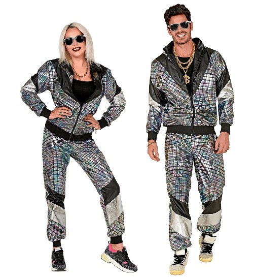 WIDMANN 11871 COSTUME TUTA ANNI 80 DISCO ARGEN S RIFLET #1187