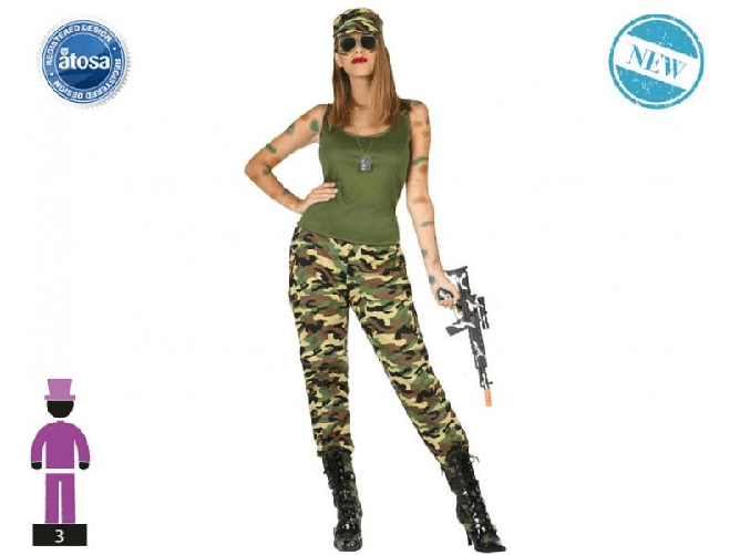 ATOSA 54130 costume militare t-1 donna pantaloni