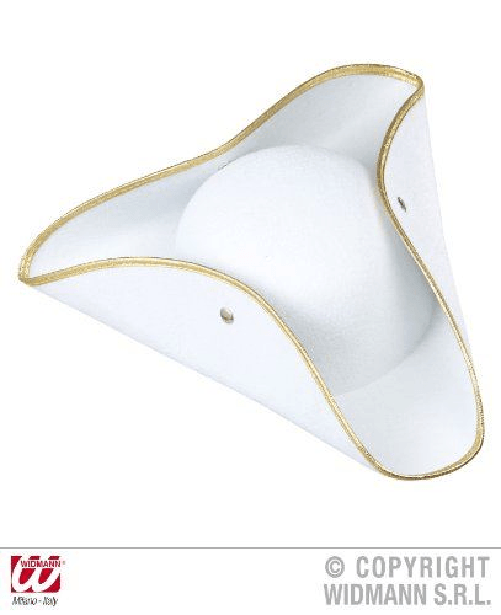 WIDMANN 1404W cappello tricorno bianchi in feltro