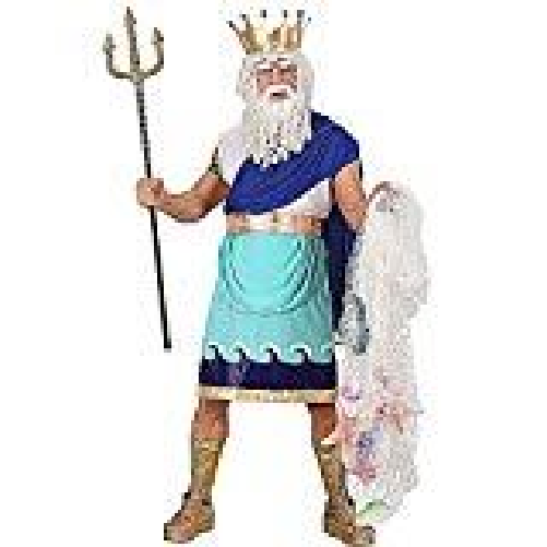 WIDMANN 73603 COSTUME POSEIDONE L TUNICA CON CORONA #7360