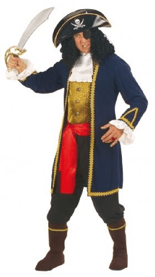 WIDMANN 56742 COSTUME PIRATA BLU DEI SETTE MARI M DLX #5674
