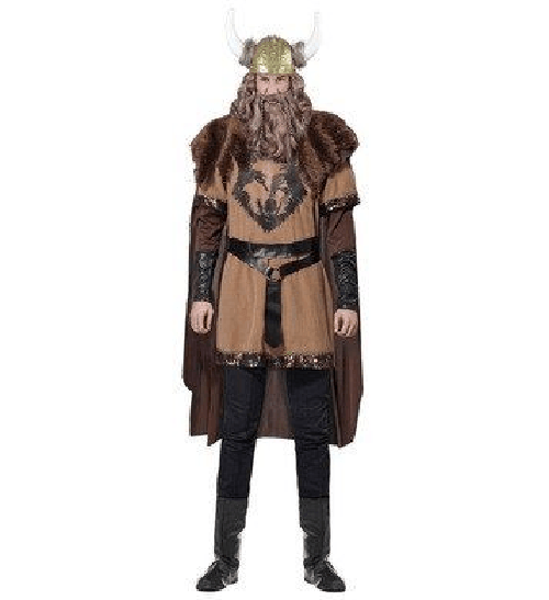 WIDMANN 07693 COSTUME VICHINGO VELLUTO L MARRONE