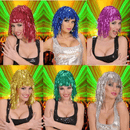 PARRUCCA DISCO IN SACCHETTO ASS.6 COLORI