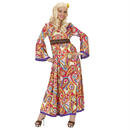 WIDMANN 76215 COSTUME DONNA HIPPIE XXXL FANTASIA FIORI #7621
