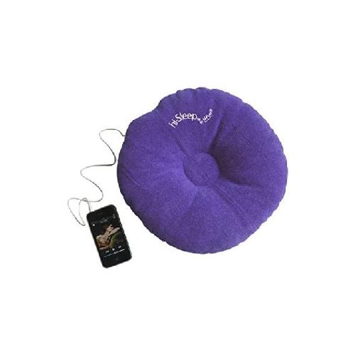 Hi-Sleep Cuscino Musicale con Speaker Incorporato e Jack 3.5 Light Violet