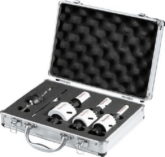 Set di seghe a tazza BIM EZYCHANGE per elettricisti E-12310 16 - 51mm 8 pezzi