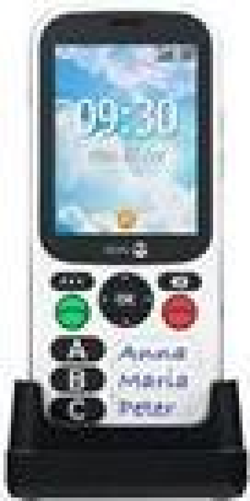 DORO 780X IUP - Mobiltelefon - Dual-SIM - 4G LTE - 4 GB - microSD slot, - microSD slot - 320 x 240 Pixel - RAM 512 MB -